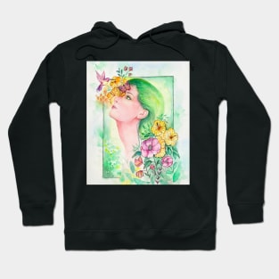 Girl flower Hoodie